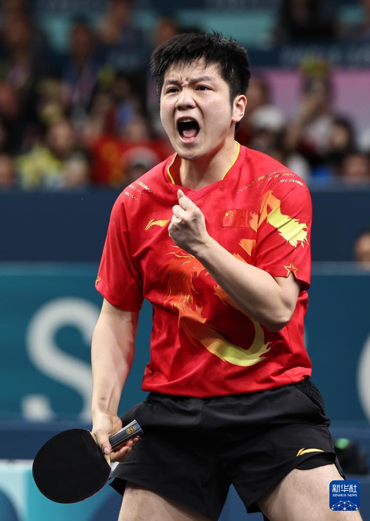 包含中国乒乓球队绝地反击法国乒乓球队，樊振东高光表现的词条